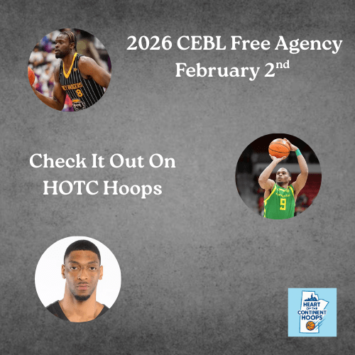 2026 CEBL Free Agency – February&nbsp;2nd